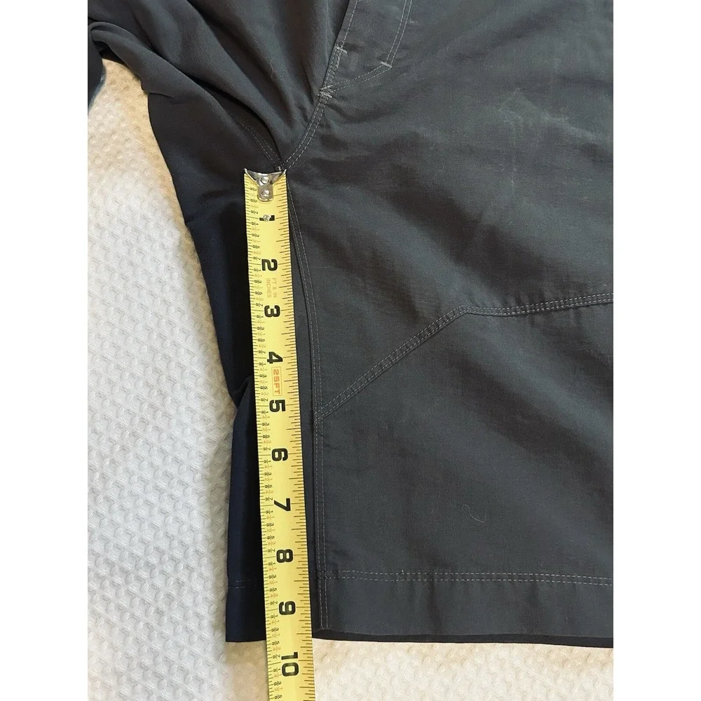 The North Face Men's Shorts Size 32 Nylon - Outdoor Hiking Charcoal Gray AXEZ